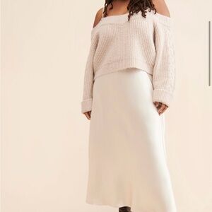 Anthropologie Mare Mare Layered Sweater and Slip Dress
